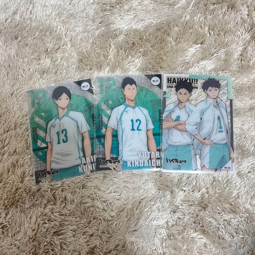 Amazon.co.jp: ハイキュー 国見英 及川徹 クリアカード : おもちゃ